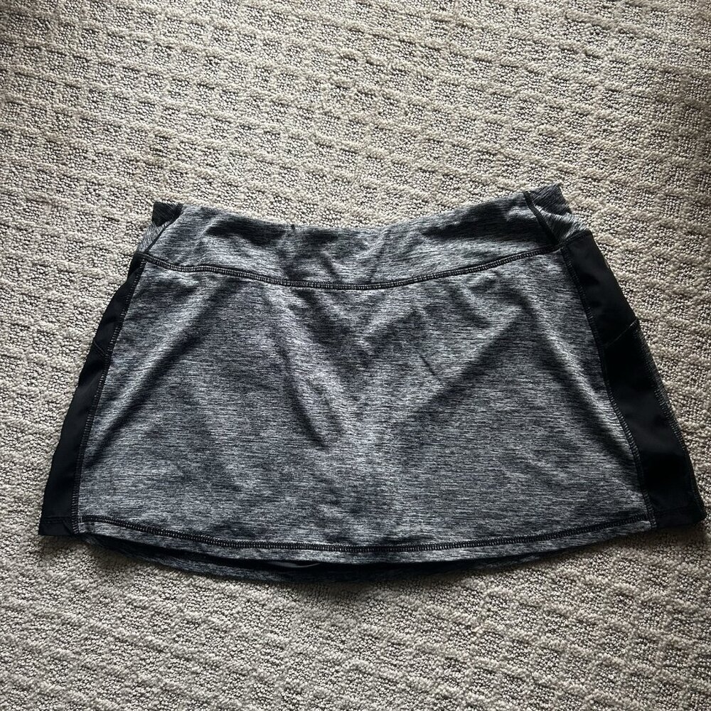 Head Skirt Skort Womens Size Large L Gray Tennis Golf Pickleball Activewear